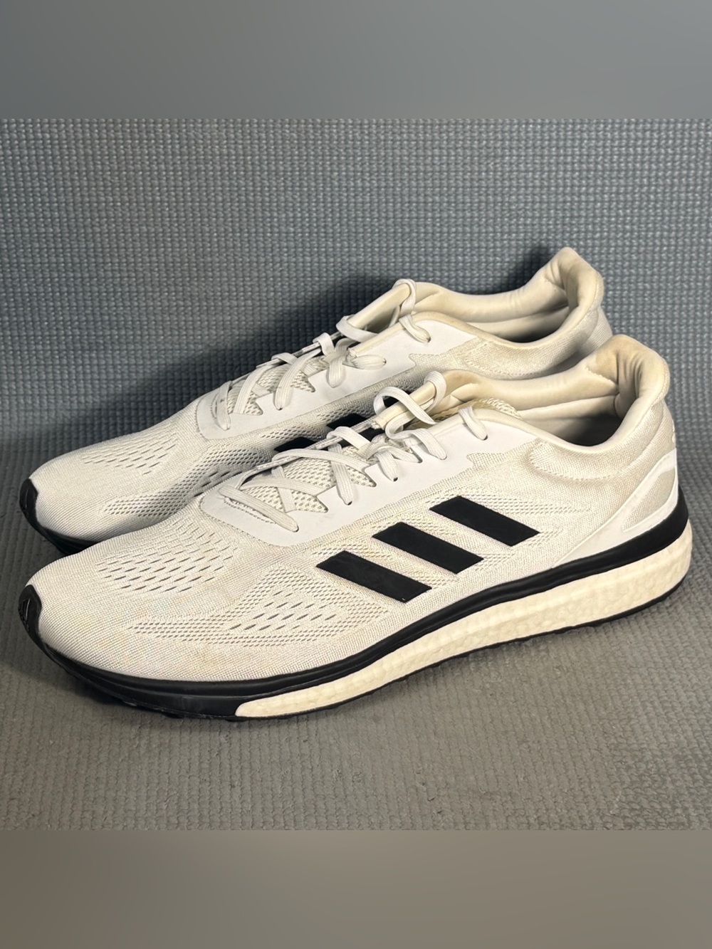 Adidas Response Boost LT 'White Black' Athletic Shoes Men’s Size 14